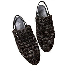 Jenni Kayne Crochet Jules Mule Flats Shoes